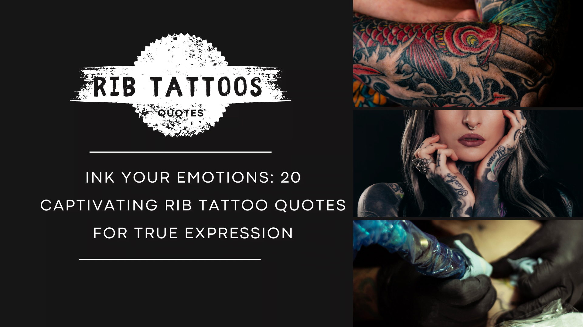 Rib Tattoos Quotes cover photo