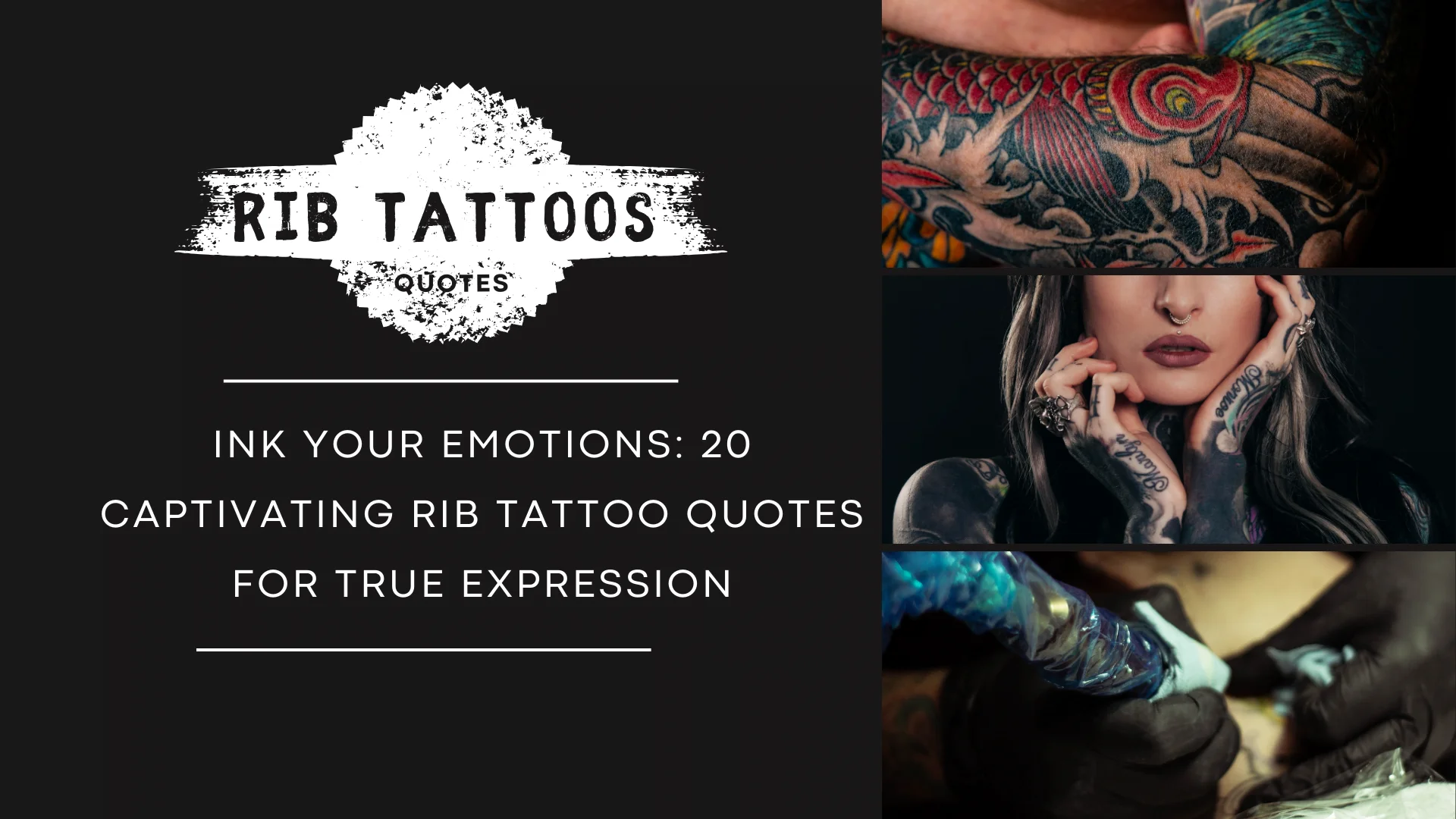 Rib Tattoos Quotes cover photo
