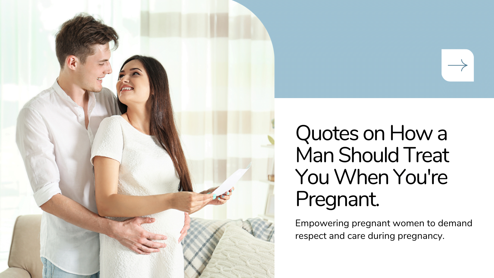 How A Man Treats You When You’re Pregnant Quotes cover photo
