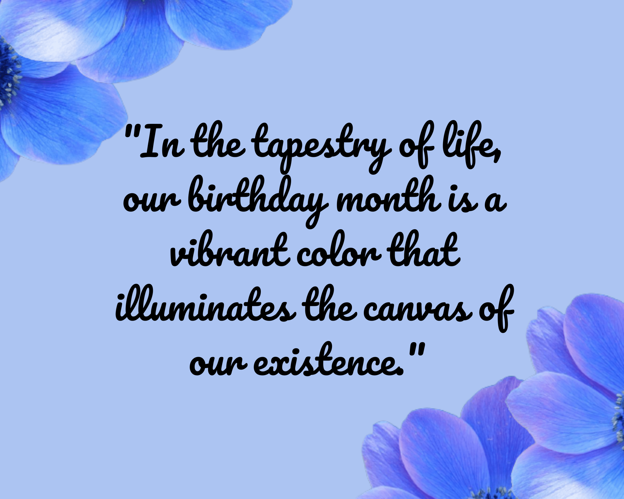 Birthday Month quotes illastorate color