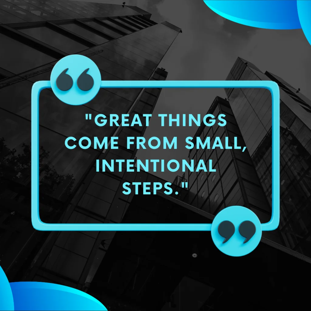 Short quotes about one step at a time